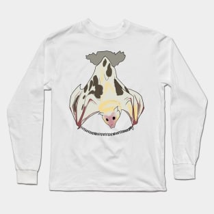 Tatting Bat Crafty Bat Lace Making Fiber Arts Bat Long Sleeve T-Shirt